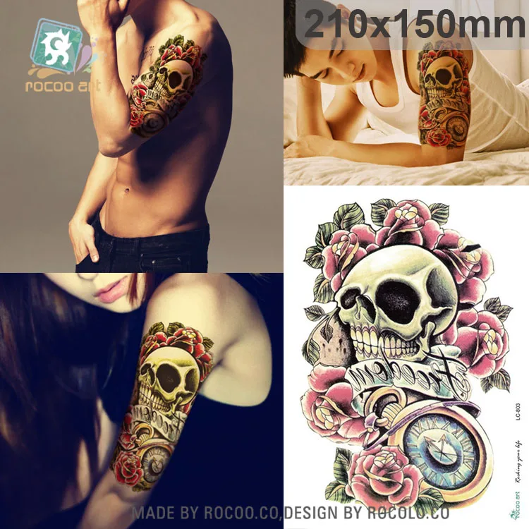 

LC803/fashion large temporary big men tattoos stickers waterproof