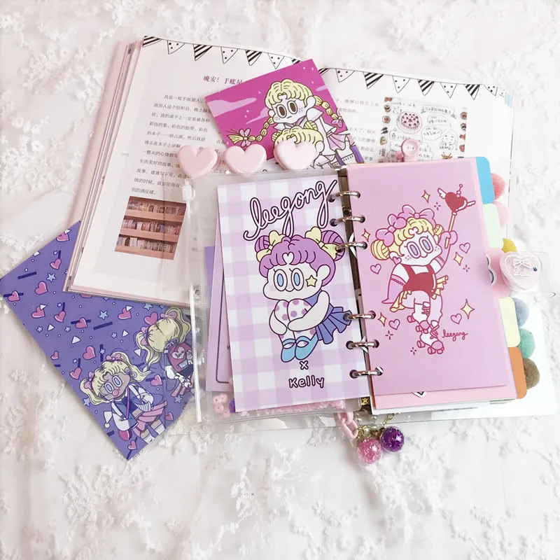 DIY блокнот Bingbing Super Star рубанок Kawaii Bullet Journal Дневник для девочек органайзер для студентов ежедневный Еженедельный план канцелярские принадлежности подарок