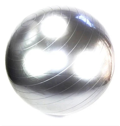Европейский фитнес популярный йога мяч 75 см утилита Йога Мячи баланс Пилатес Спорт Fitball резиновые шары противоскользящие для фитнеса - Цвет: Серый