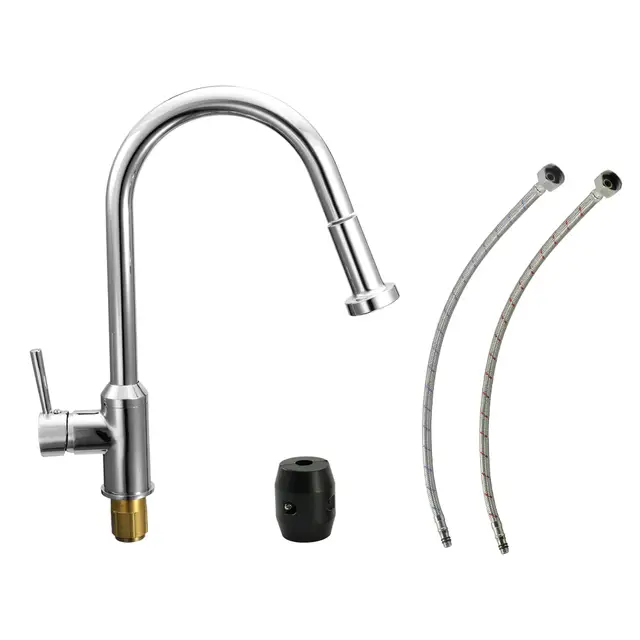 Single Linked Swivel Design Pull Out Kitchen Sink Faucet Extension