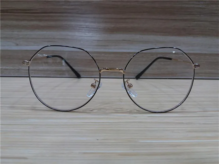 Винтаж круглые очки кадр Для женщин Для мужчин круг из металла очки ретро очки кадров для Степень Близорукость очки Oculos0063