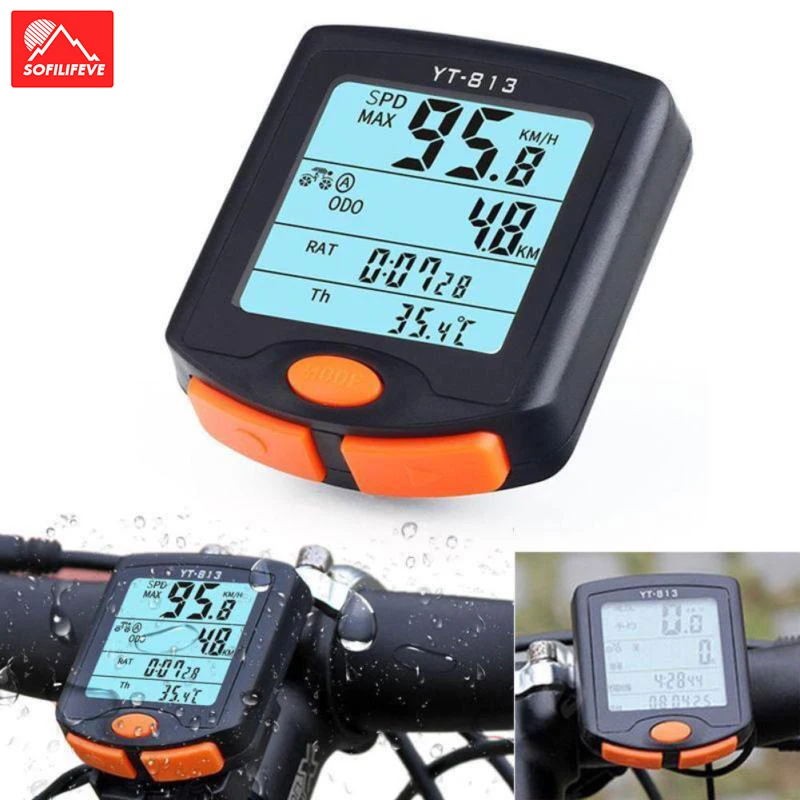 

Waterproof Bicycle Computer MTB Road Bike Computer Stopwatch Bicycle Watch Screen LED Wired SpeedMeter Bicycle Accessories