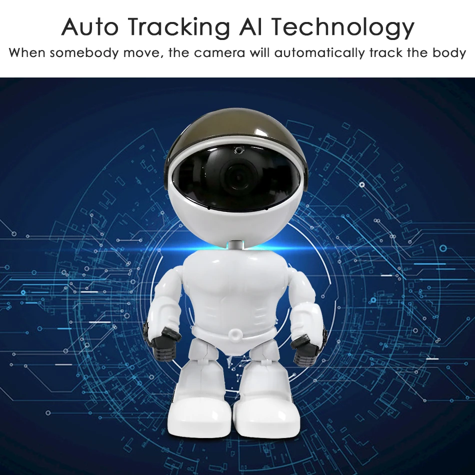 Skup HD 1080P bezpieczeństwo w domu kamera IP bezprzewodowa kamera robota Wifi kamera noktowizyjna 2MP kamera monitorująca CCTV Audio niania elektroniczna baby monitor