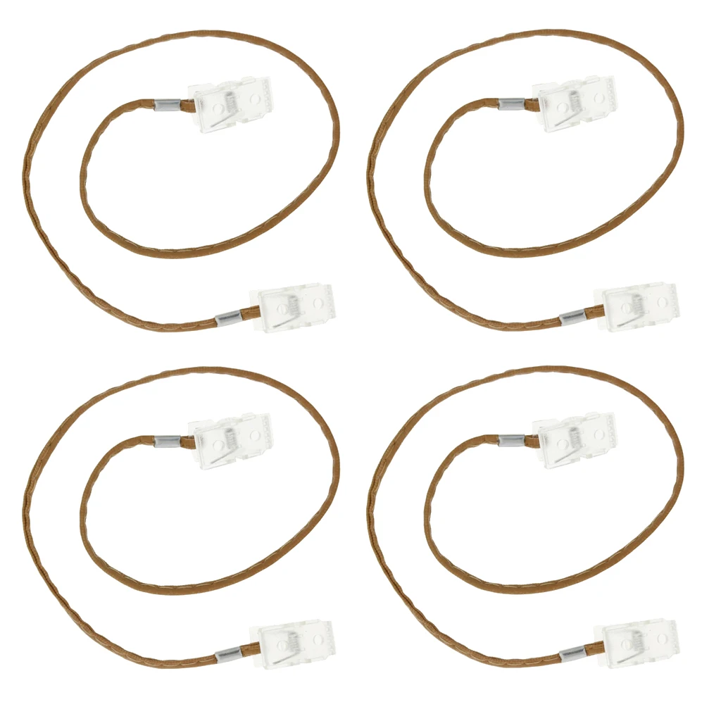 4 Pcs Napkin Clips Bib Chain Lanyard Napkin Holder Neck Strap for Patient Elderly Adult Baby