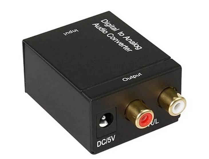 500pcs Digital to Analog Audio Converter Optical Coaxial RCA Toslink