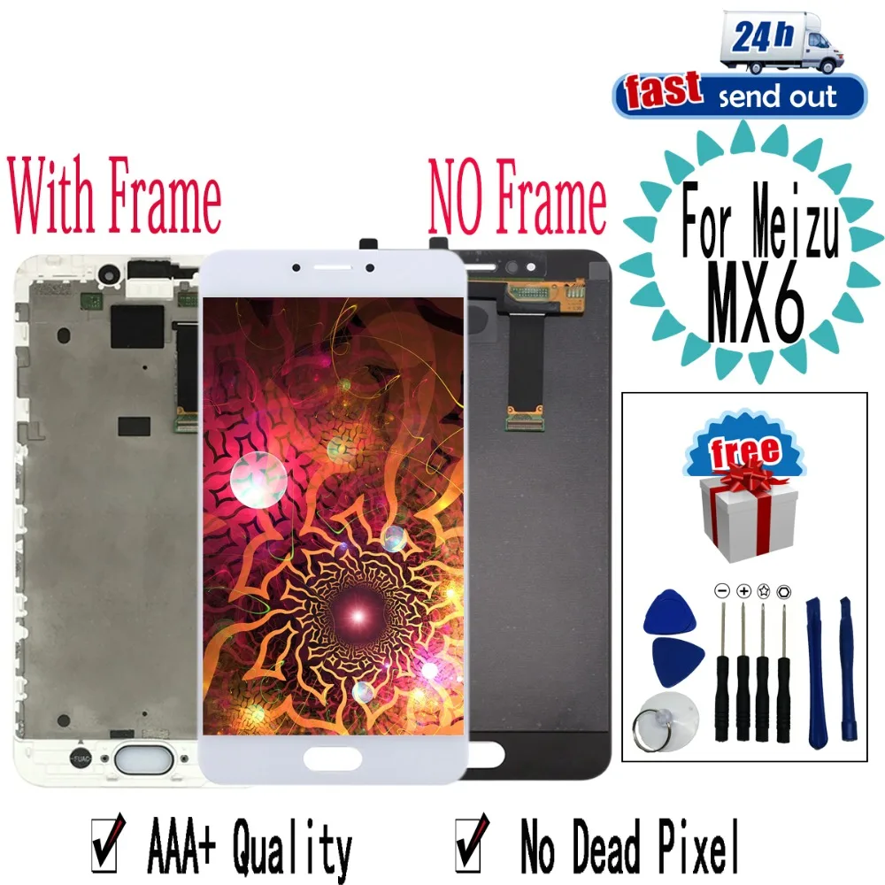 

5.5" MX6 LCD For MEIZU MX6 LCD Display Touch Screen Digitizer Assembly Replacement For MEIZU MX6