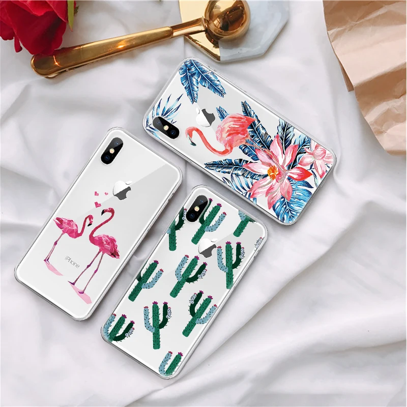 Чехол для iPhone X XS MAX XR 8 7 6 S Plus 5 5S SE Мягкая силиконовая задняя крышка из ТПУ Phone Coque Capa