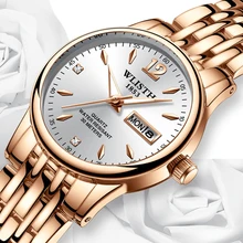 2019 Women Watch Rose Gold Stainless Steel Top Brand Fashion Dress Ladies Wristwatch Week Date Quartz Clock Female Luxury Watch 2019 Women Watch Rose Gold Stainless Steel Top Brand Fashion Dress Ladies Wristwatch Week Date Quartz Clock Female Luxury Watch