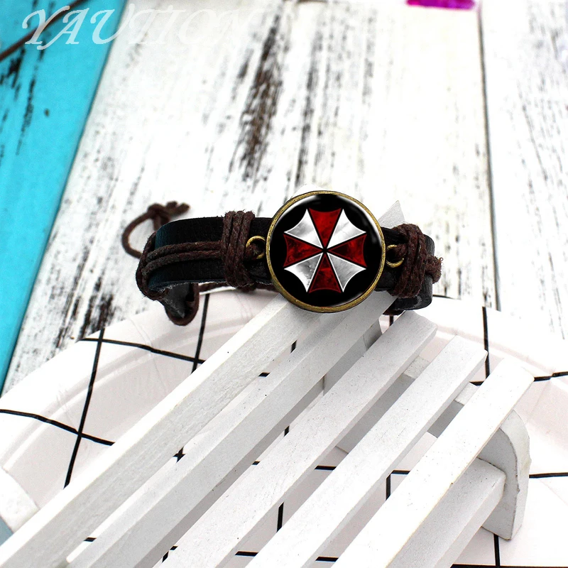 YAUTION новые Обитель зла зонтик DIY стеклянные браслеты стимпанк готический черные