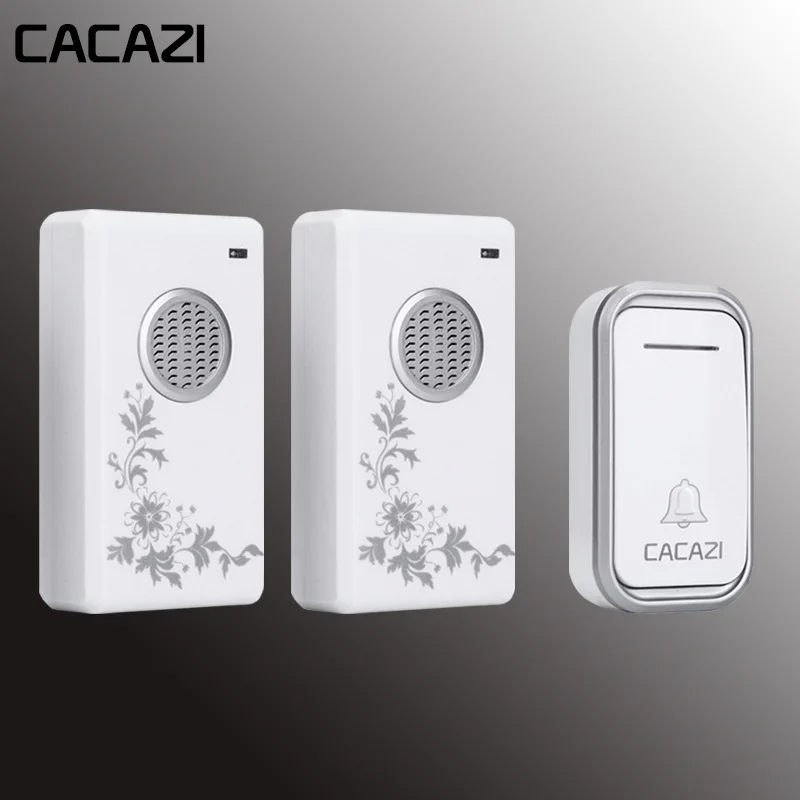 

1 transmitter+2 receivers High Quality home DoorBell Waterproof 200m work range Mini Wireless Door bell 38 Ring tunes for choose