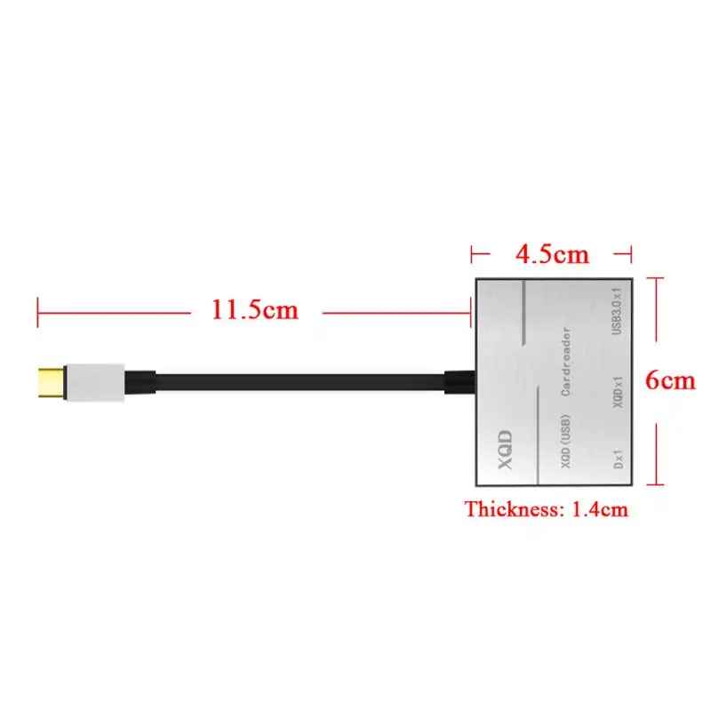 USB-C XQD SD кардридер 500 МБ/с./с высокоскоростной тип-c USB3.0 концентратор камеры комплект адаптер для sony M/G серии для Nikon для Lexar аксессуары