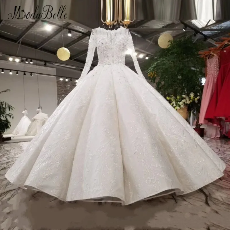 pleated ball gown wedding dress