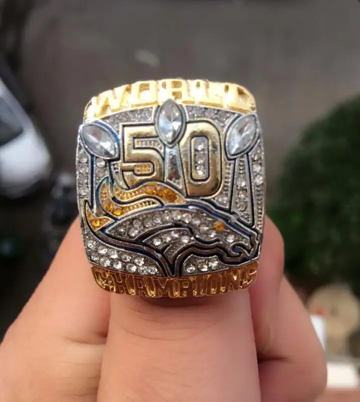 2015 Denver Broncos Super Bowl Ring Von Miller – Championship Rings Store