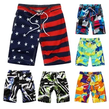 Коллекция года, новые пляжные шорты для детей, шорты для серфинга, детские плавки на заказ Спортивная одежда для мальчиков От 7 до 14 лет шорты с американским флагом