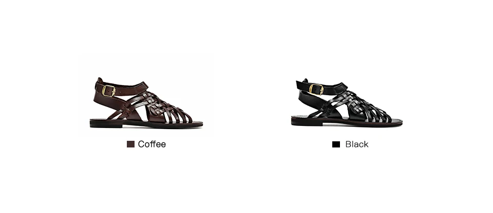 BeauToday/женские сандалии на плоской подошве из коровьей кожи; сандалии-гладиаторы с пряжкой; Лидирующий бренд; женская летняя обувь ручной работы; 33007