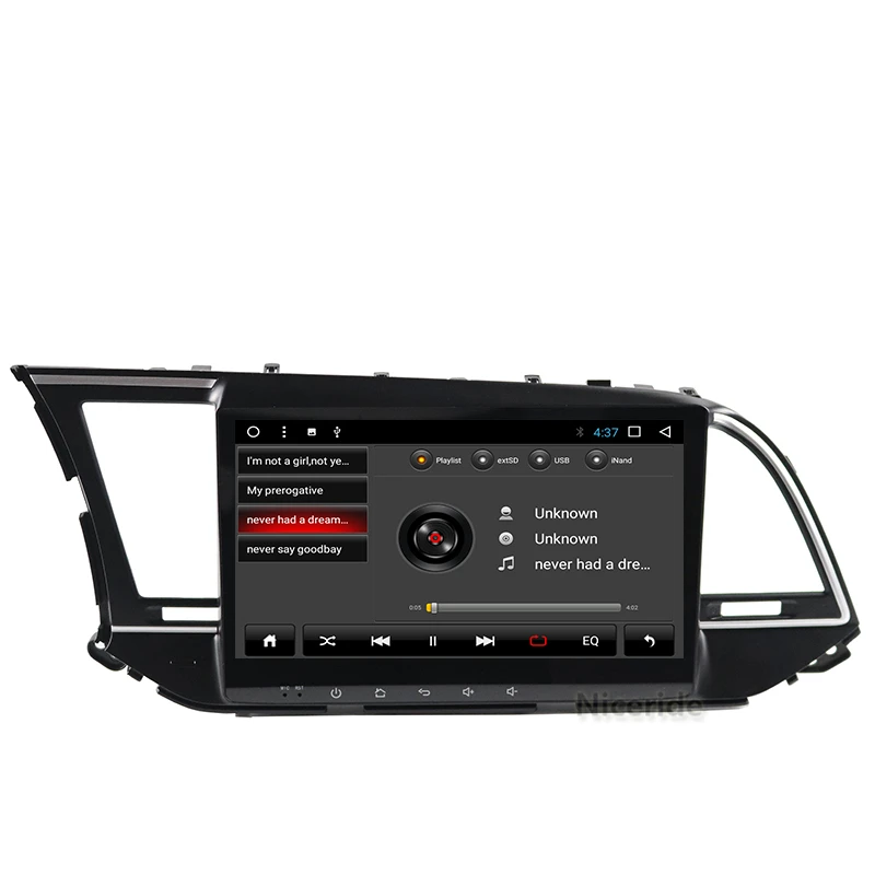 Автомобильный dvd gps плеер 10 1 дюйма 1024*600 для HYUNDAI ELANTRA 2016 2017 навигация стерео аудио