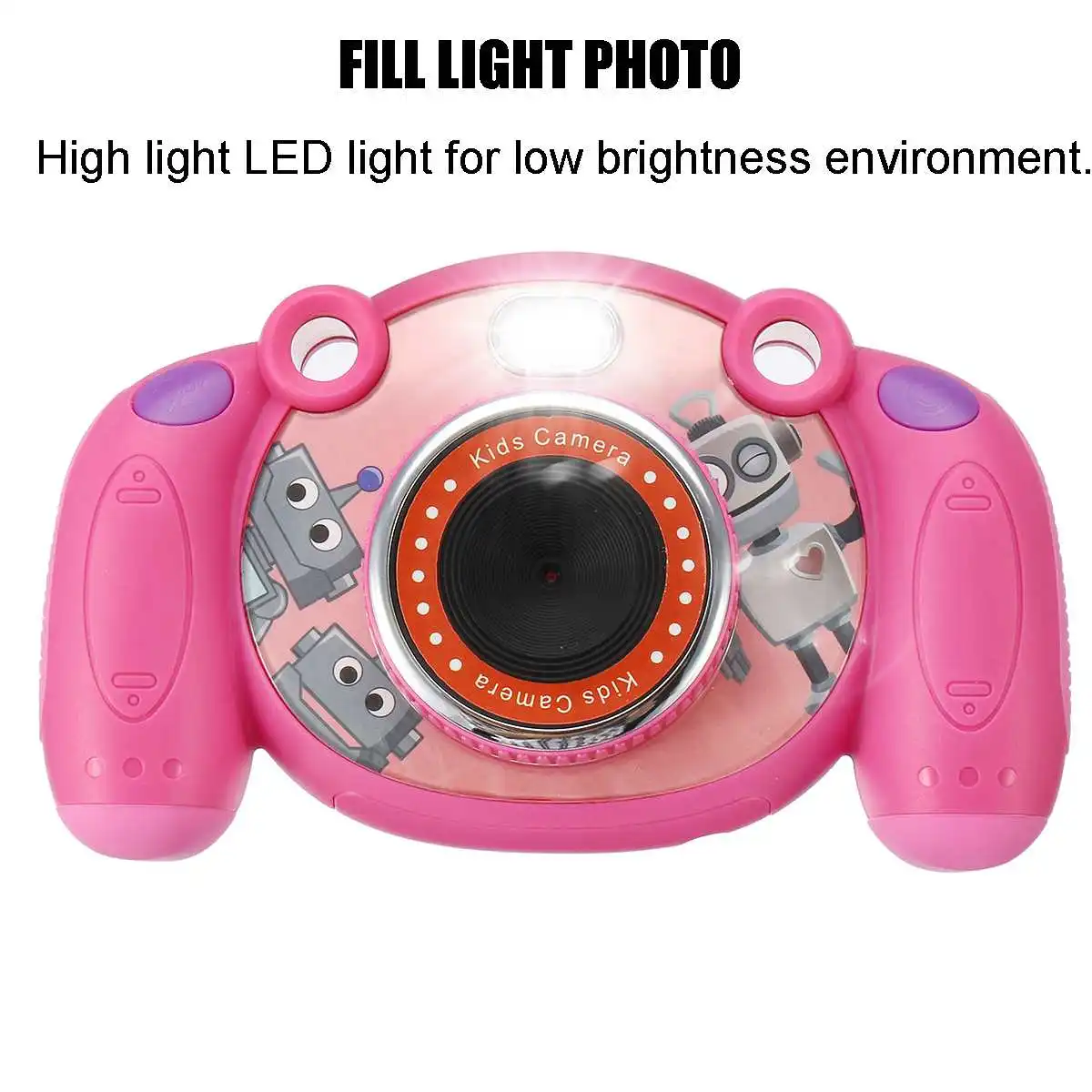 2 дюйма HD lcd мини Детская камера Поддержка фоторамка Обнаружение движения Многоязычная фотографированная камера игрушки для детей подарок