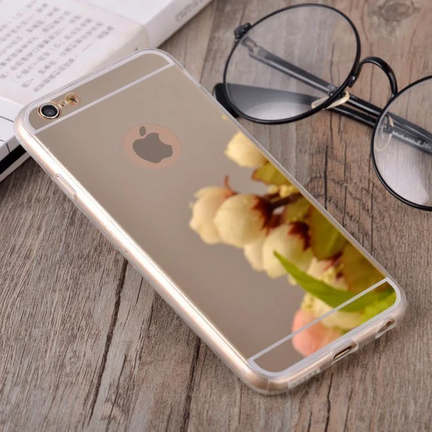 Роскошный противоударный акриловый зеркальный силиконовый чехол для телефона s для Apple iPhone 6 6S 7 8 Plus X Xs Max Xr Мягкий ТПУ чехол-накладка - Цвет: A