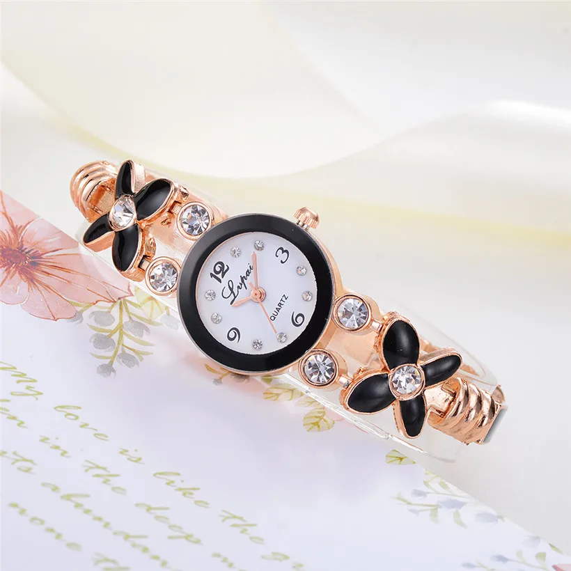 Reloj Mujer, модные часы, дамский браслет, часы для женщин, нержавеющая сталь, горный хрусталь, кристалл, кварцевые наручные часы, женские часы