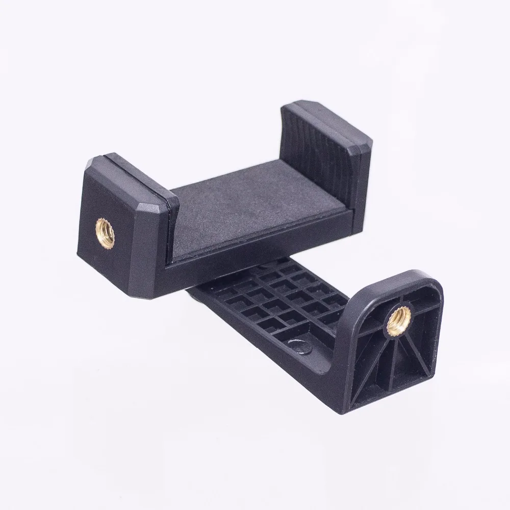 Kaliou 360 Degree Rotation Tripod Mount Holder Cell Phone Clip Mount Bracket Adapter for Mobile Phones Smartphone