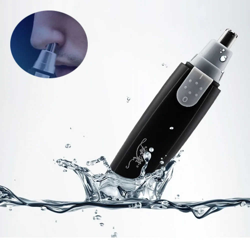 

Battery Nose Hair Trimmer Electric Shaver Men Shaved Shear Waterproof Man Nose Ear Beard Eyebrow Trimmer Hair Removal Epilator