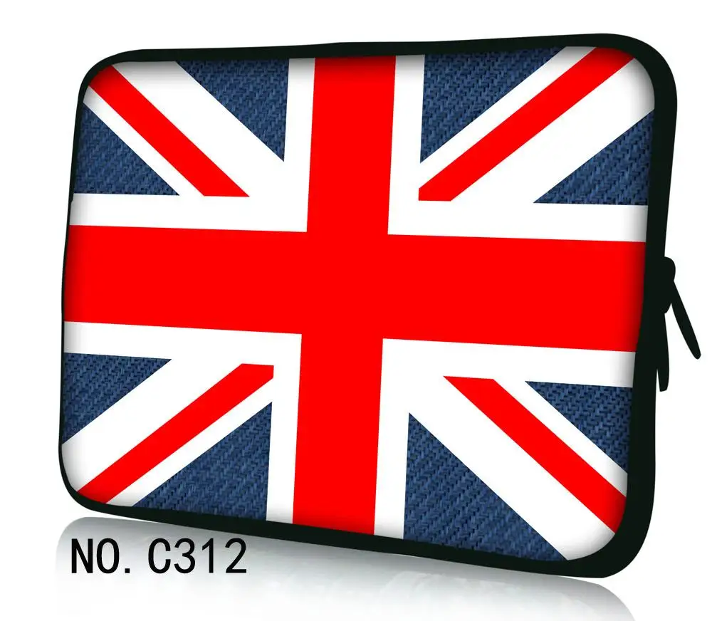 Флаг Великобритании Сумка для ноутбука 17,3 17 15,6 15 14 13 12 10,1 дюймов Для женщин сумки компьютер PC сумки Сумка для ноутбука для Macbook Asus Dell acer hp