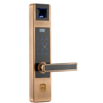 

Key Free Gate Lock Fingerprint Password IC Card Control Door Lock with Emergency Key