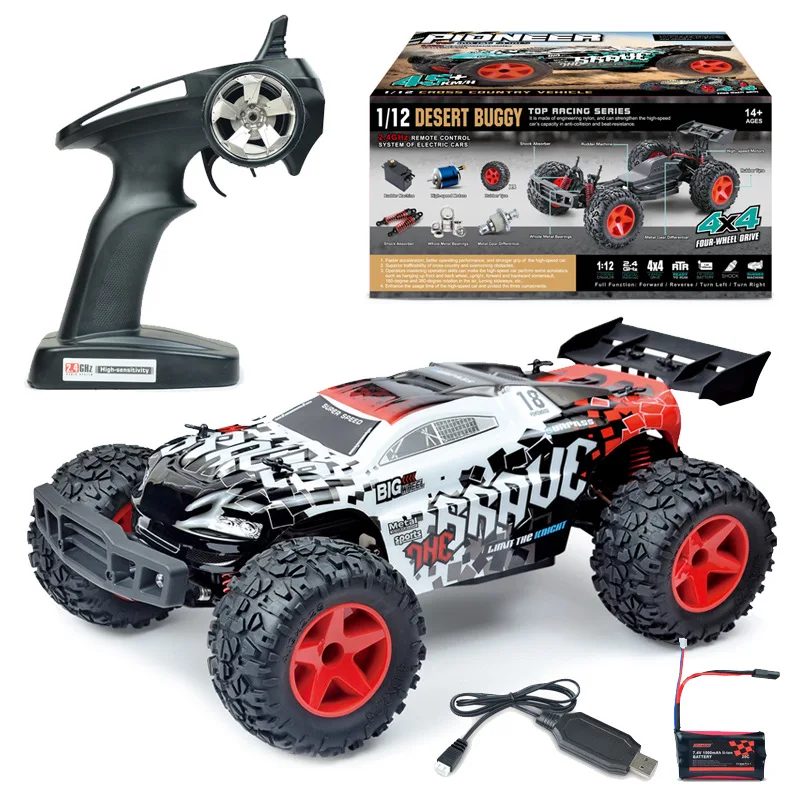 Новейшая игрушка для взрослых мальчиков BG1518 масштаб 1:12 40 50 км/ч четырехколесный