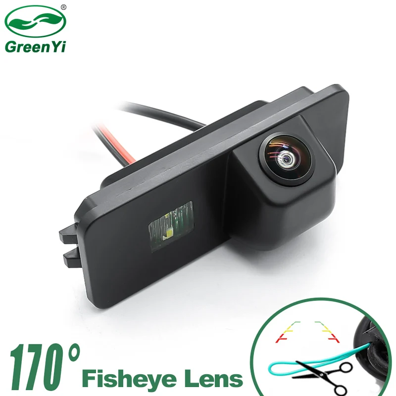 HD 170 Degree 720P Fisheye MCCD Lens Starlight Night Vision Car Rear View Backup Camera For VW GOLF EOS PASSAT CC POLO SEAT | Автомобили и