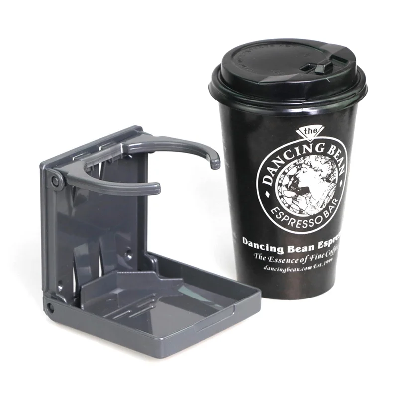 

Car Water Cup Holder Folding Drink Holder Ashtray Thermos Cup Holder Fishing Box ABS Plastic Drink Holder Hanging In The Car