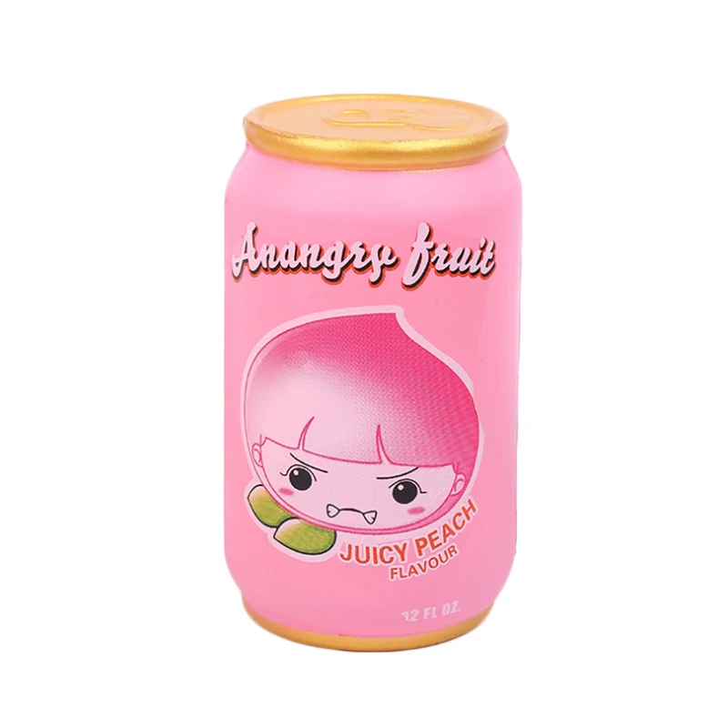 Банки Jumbo с милыми рисунками персиковые оранжевые бананы сжимаемые медленно