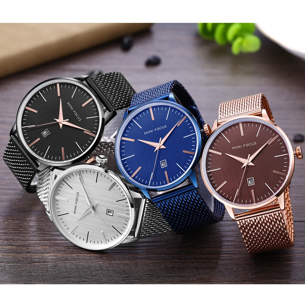 MINIFOCUS Luxury Brand Men's Watches are Fashionable Quartz Watch Men Waterproof Stainless Steel Montre Homme Male Clock Black MINIFOCUS Luxury Brand Men's Watches are Fashionable Quartz Watch Men Waterproof Stainless Steel Montre Homme Male Clock Black