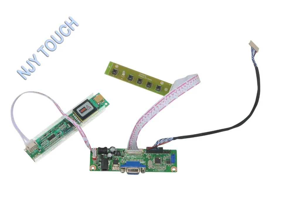 

V.M70A VGA LCD Controller Board For 12.1 inch 1400x1050 SXGA+ HV121P01-100 CCFL LVDS Motheboard Kit with 5-KEY Keypad Easy DIY