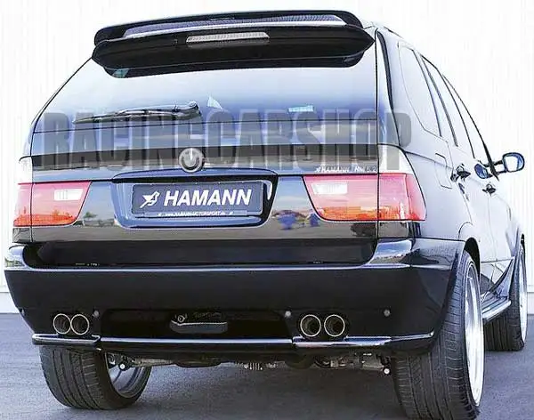 HAM REAL CARBON REAR ROOF SPOILER fit for BMW X5 E53 2000-2006