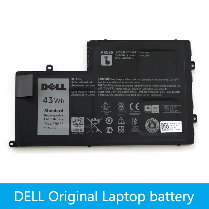 Скидка DELL оригинальный новое устройство замено ноутбука Батарея для DELL Inspiron 5547 5545 5548 5447 5445 5448 14 5447 15 5547 3450 3550 trhff