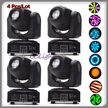 

(4 lights/lot) Fast shipping 10W mini led moving head spot lights /led moving head with gobos .