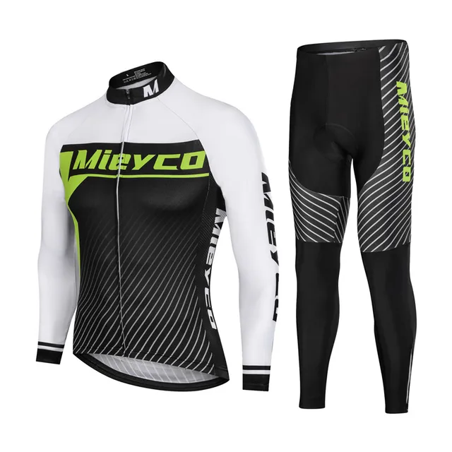 US $31.99 2018 Pro team Club long sleeve Cycling Jersey pants Sets Road Bike Tops wear Roupa Ciclismo Bicycle