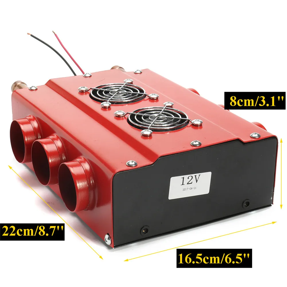 DC12-24V автомобиль грузовик нагреватель автомобильной сантехника воздушный кондиционер с испарителем автомобиля Defroster туман Eliminator Двойной Компактный нагреватель воздуха