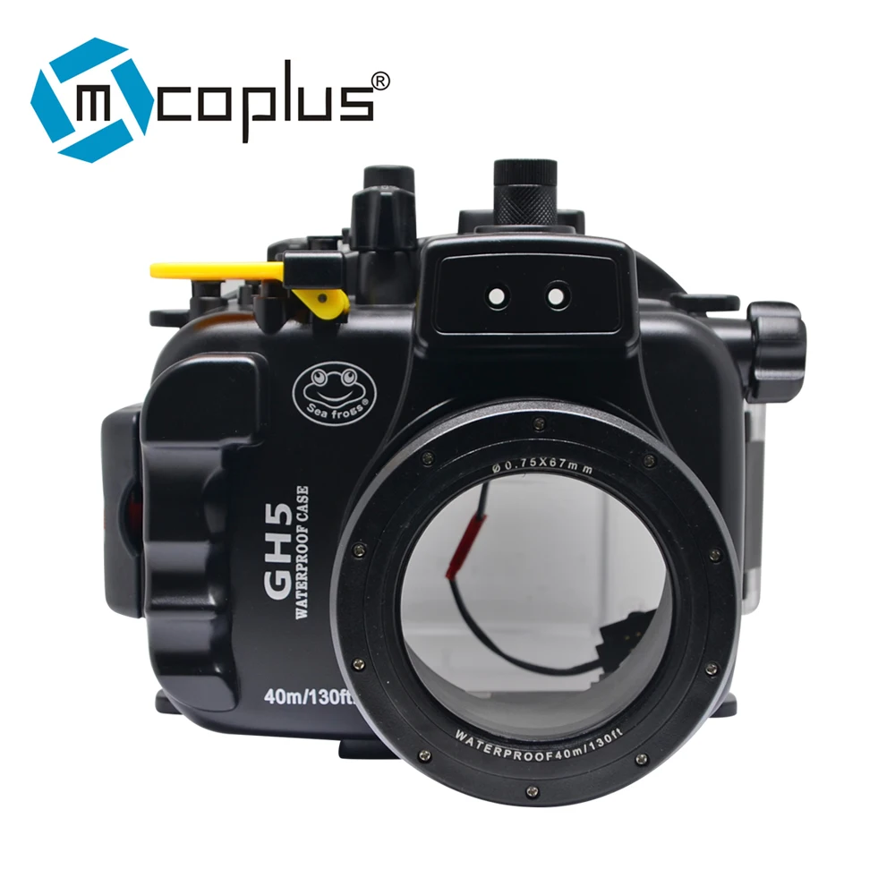 Mcoplus 40m 130ft GH5 Waterproof Underwater Housing Case for Panasonic