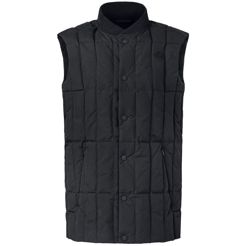 

The North Face Men Goose Down Vest Standing Collar Thermal Comfortable Hiking Casual Coats Light Travel Sports Clothes 3LAA