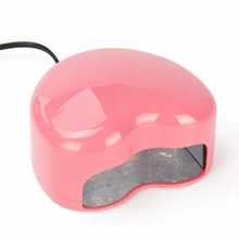 3 Вт портативная УФ светодиодная лампа для сушки ногтей лампа для дизайна ногтей гель отверждения лак сушилка УФ-светильник набор в форме сердца инструменты для дизайна ногтей