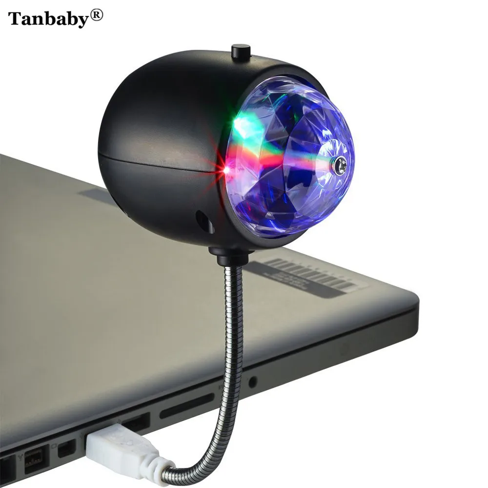 

Tanbaby 2 in 1 USB RGB Stage Light & White LED Lamp DJ Desk/Table Light Portable Illumination Colorful DMX Disco for Party KTV