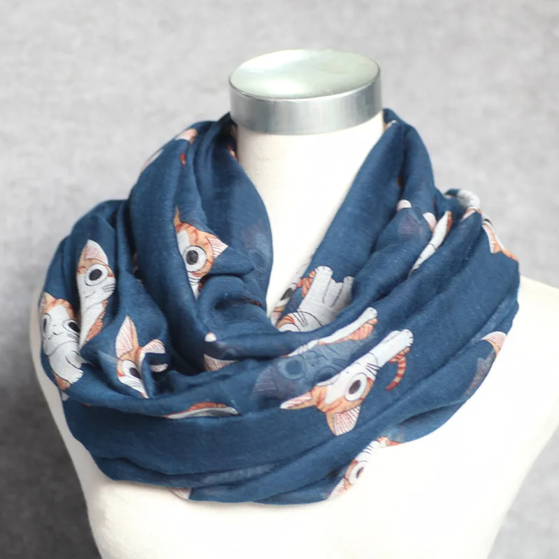 Шарф WINFOX Женский розовый милый|scarf for women|infinity scarffashion scarf |
