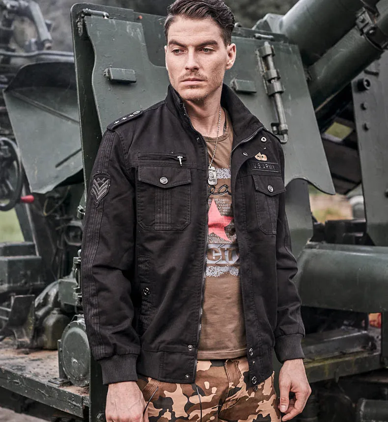 military uniform jacket black 07
