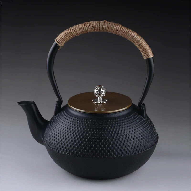 

Authentic Japanese Cast Iron Teapot Set Tea Pot Tetsubin Kettle Drinkware 900ml Kung Fu Infusers Metal Net Filter Cooking Tools