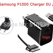 2 шт./лот 5 В/2 а США/ЕС вилка настенное зарядное устройство+ USB кабель для передачи данных для samsung Galaxy Tab 2 7,0 8,9 10,1 Note 2 Tablet P1000