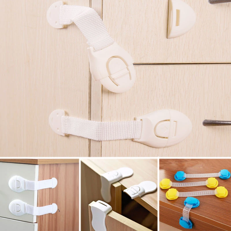 Verrou De Securite Bebe Verrou Tiroir Placard Toilettes Soins De Securite Pour Enfants 4 Types De Sangles Protection Infantile 10 Pieces Aliexpress