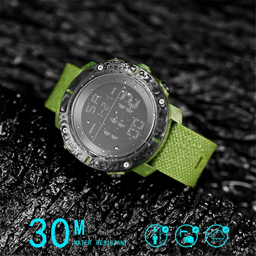 Горячие Пеший Туризм Для мужчин электронный Водонепроницаемый наручные часы для активного отдыха Reojes модные спортивные часы модели серии Высокое качество для подарка F41