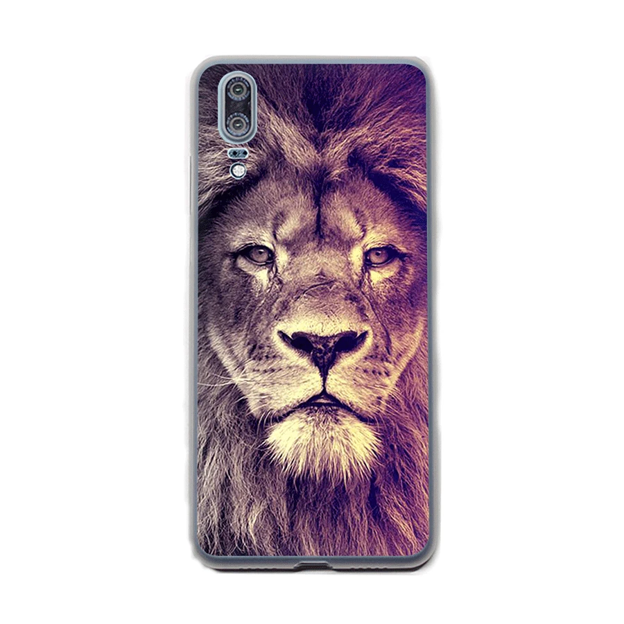 H8 Чехол для телефона Desxz Wolf Tiger Lion для huawei Y5 Y6 Y7 Y9 Nova 2i 3 3i mate 10 20 Pro Lite - Цвет: H8
