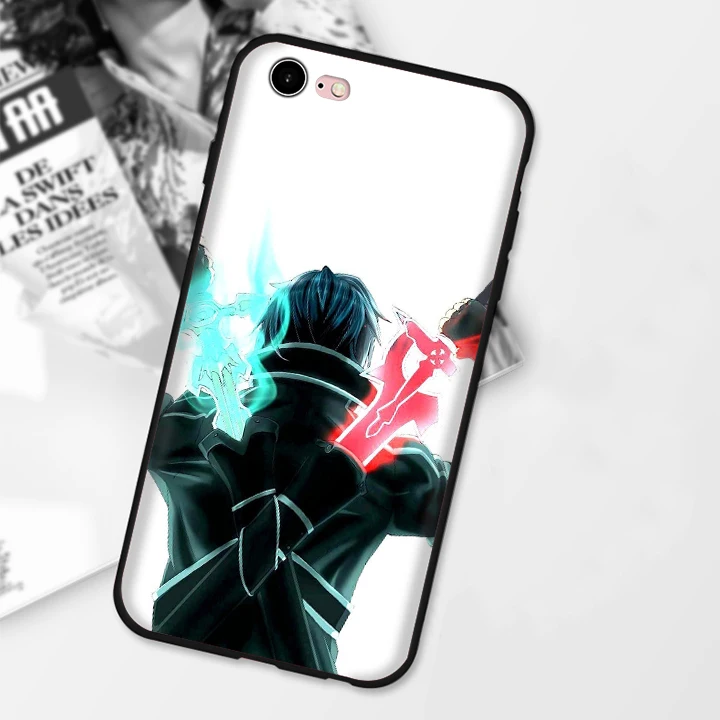 SKEROS Sword Art Online (4) TPU Phone Case Soft Cover For iPhone X 5 5S Se 6 6S 7 8 Plus #ta294 |